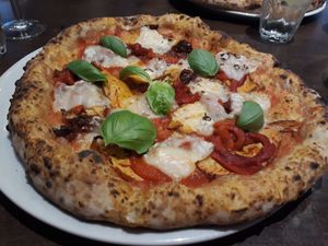Amazing Pizza at La Stella Nera in Berlin