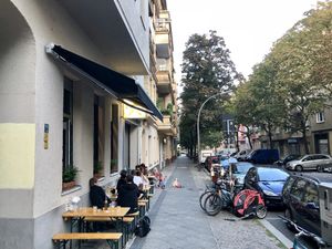 outside at La Stella Nera in Berlin