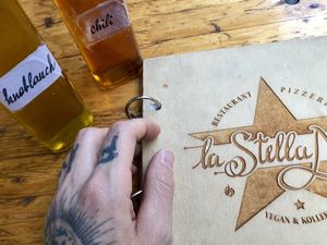 menu at La Stella Nera in Berlin