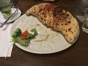 Calzone 💚 at La Stella Nera in Berlin