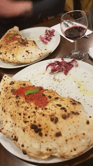 Calzone at La Stella Nera in Berlin