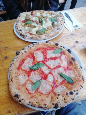 Pizza at La Stella Nera in Berlin