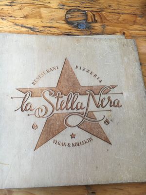 the menu  at La Stella Nera in Berlin