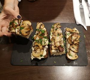 Funghi Bruschetta at La Stella Nera in Berlin