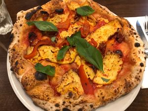 Stella Nera. Very delicious. Nice thin dough. at La Stella Nera in Berlin