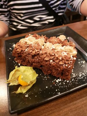Chocolate cake at La Stella Nera in Berlin