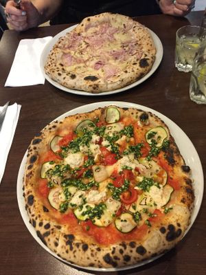 best vegan pizza in Berlin! at La Stella Nera in Berlin