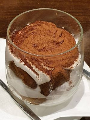 Tiramisu 💚😋 at La Stella Nera in Berlin