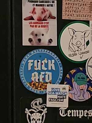FUCK AfD! ✊ at La Stella Nera in Berlin