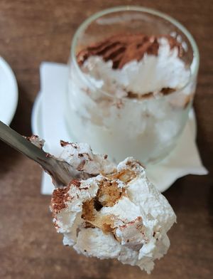 Tiramisu - close-up at La Stella Nera in Berlin