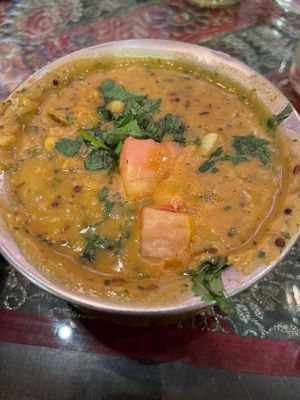 The yellow dal is crazy tasty at Bollywood Masala in La Plata