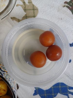 Vegan galub jamun at Bollywood Masala in La Plata