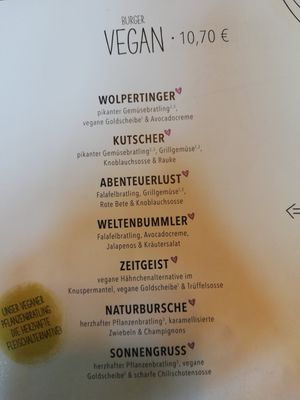 Vegane Optionen at Peter Pane in Oldenburg