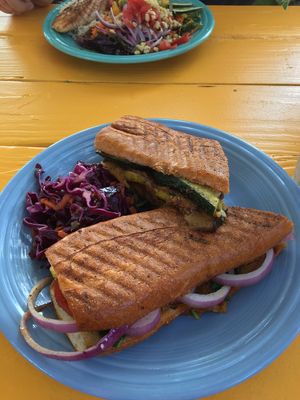 Veggie panini  at Gecko in West Cape May