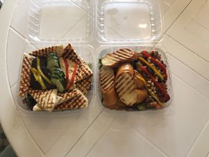 Hummus Plate and bruschetta  at Gecko in West Cape May