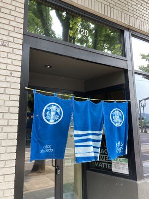 Entrance at Obon Shokudo in Portland