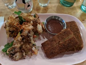 Kakiage & Katsu at Obon Shokudo in Portland