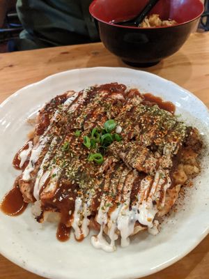 Okonomiayi at Obon Shokudo in Portland