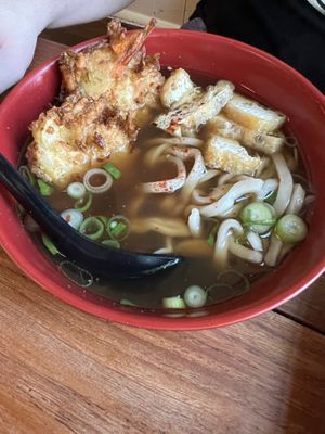 Udon noodles- so good!!  at Obon Shokudo in Portland