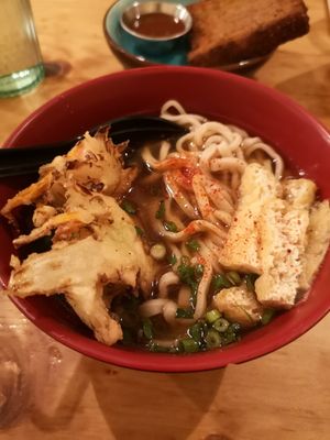 Udon soup at Obon Shokudo in Portland