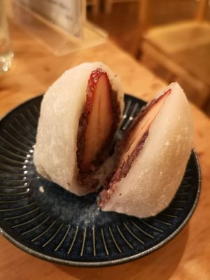 Mochi at Obon Shokudo in Portland