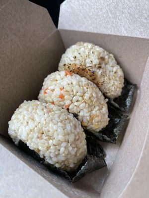 onigiris  at Obon Shokudo in Portland