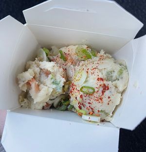 potato salad   at Obon Shokudo in Portland