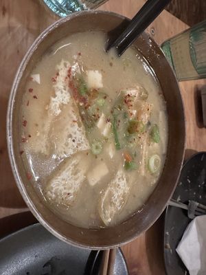 Soup  at Obon Shokudo in Portland