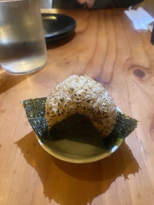 Rice roll   at Obon Shokudo in Portland