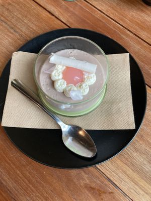 Panna cotta (divine)  at Obon Shokudo in Portland