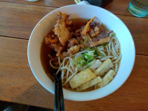 Tempura Udon at Obon Shokudo in Portland