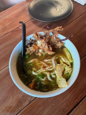 Curry udon  at Obon Shokudo in Portland