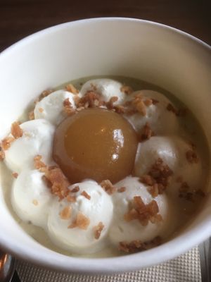 Panna cotta at Obon Shokudo in Portland