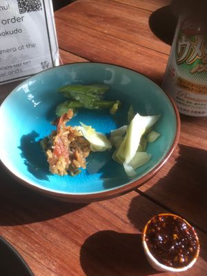 Tsukemono pickles at Obon Shokudo in Portland