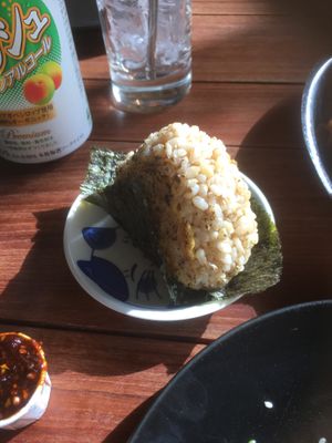 Onigiri  at Obon Shokudo in Portland