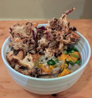 Okayu at Obon Shokudo in Portland