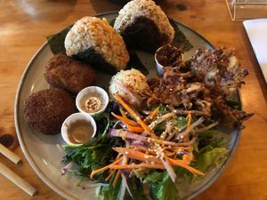 The Combo (vegan) at Obon Shokudo in Portland