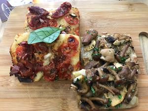 delicious pizza! at Pizz'arome in Strasbourg