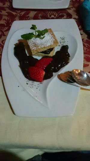 Vegan lemoncake  at Meson Aleman Atlantis in Gran Canaria