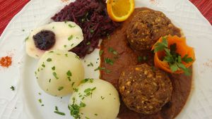 Vegan at Meson Aleman Atlantis in Gran Canaria