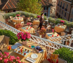 Join us for lunch with a breathtaking view of the Eternal City  at Mater Terrae in Rome