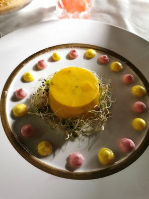 Carrot terrine at Mater Terrae in Rome