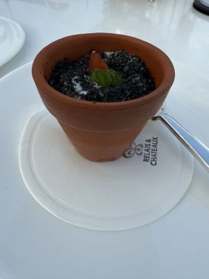 Free carrot dip starter for the bread  at Mater Terrae in Rome
