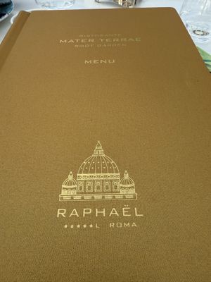 Menu  at Mater Terrae in Rome