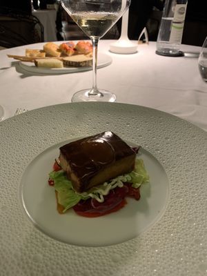 Smoked tofu  at Mater Terrae in Rome