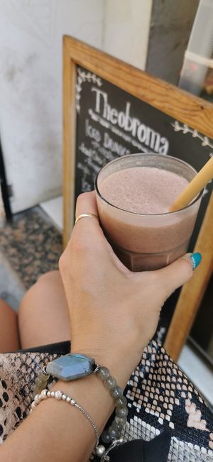 Milk shake. Choco.. Delicious jummmmmmmmjum at Theobroma in Valletta