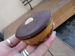 Peanut choco cup. Hmmm at Theobroma in Valletta