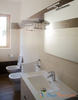 Bathroom at Baia Benessere in Santa Marinella