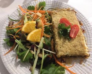 Dish of the day at Veganeats Caffe in Lisbon