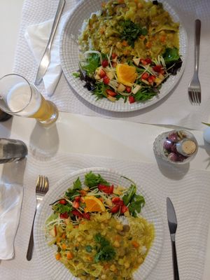 Dish of the day at Veganeats Caffe in Lisbon